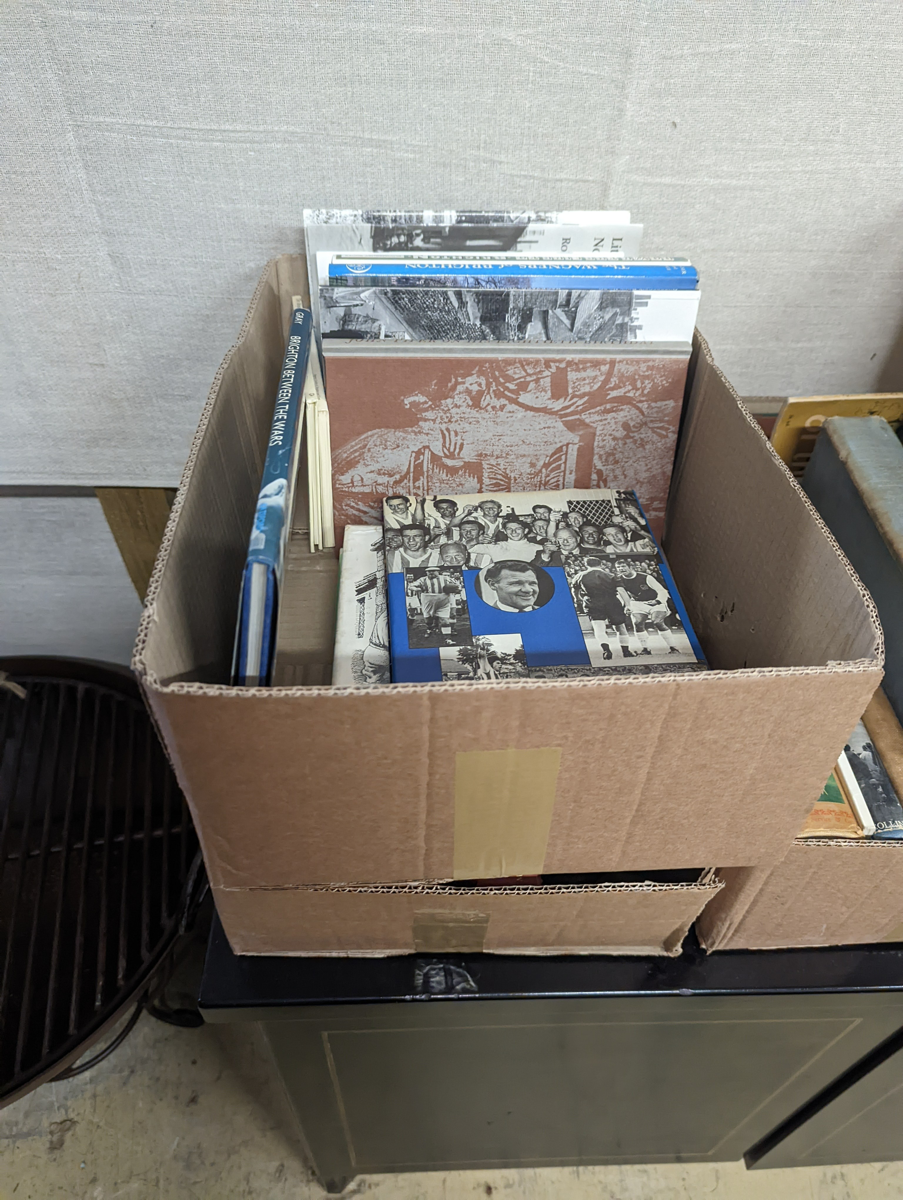 Eleven boxes of assorted books, mainly fine art and local history